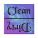 KRW Clean and Dirty Kitchen Magnet