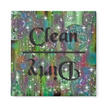 KRW Clean and Dirty Kitchen Magnet magnets