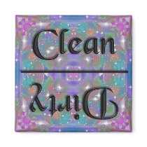 KRW Clean and Dirty Kitchen Magnet
