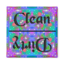 KRW Clean and Dirty Kitchen Magnet