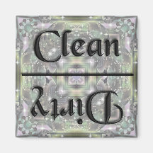 KRW Clean and Dirty Kitchen Magnet