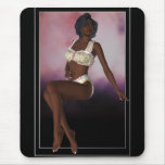 KRW Cocoa African American Pin Up Mouse Mats