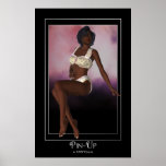 KRW Cocoa African American Pin Up Print