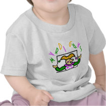 KRW Colorful Mardi Gras Jester t-shirts by KRWDesigns KRW Colorful Mardi Gras Jester t-shirts