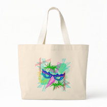 KRW Colorful Mardi Gras Mask bags