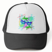 KRW Colorful Mardi Gras Mask hats