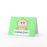 KRW Coming Soon Neutral Baby Shower Invitation cards
