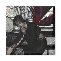 KRW Contemplation Magnet - Close Up