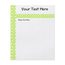 KRW Cool Lime Green Circle Small Flyer Template