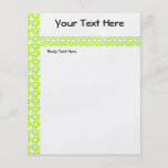 KRW Cool Lime Green Circle Small Flyer Template