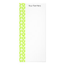 KRW Cool Lime Green Circles Rack Card