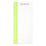 KRW Cool Lime Green Circles Rack Card rack cards