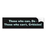 KRW Criticize Bumper Sticker
