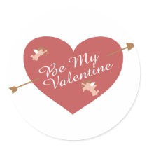 KRW Cupid Heart Valentine Sticker by KRWDesigns KRW Cupid Heart Valentine Sticker