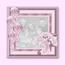 KRW Custom Baby Girl Photo Magnet