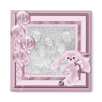 KRW Custom Baby Girl Photo Magnet