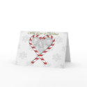 KRW Custom Candy Cane Photo Frame Holiday Card