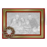 KRW Custom Holiday Photo Frame Card
