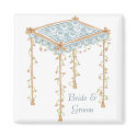 KRW Custom Jewish Wedding Canopy Favor magnets by KRWWedding KRW Custom Jewish Wedding Canopy Favor magnets