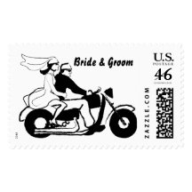 KRW Custom Motorcycle Couple Wedding Stamp