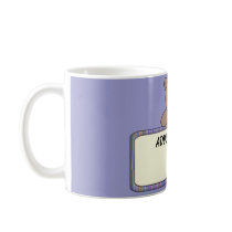 KRW Custom Text Bear Coffee Mug mugs