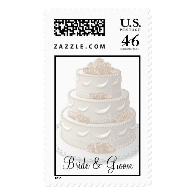 KRW Custom Wedding Cake Stamp
