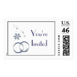 KRW Custom Winter Wedding Shower Stamp
