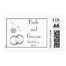 postcard - KRW Custom Winter Wedding Stamp