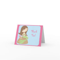 KRW Cute Mermaid Thank You Notes cards