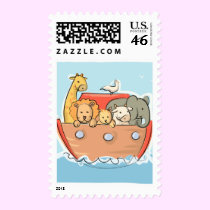 KRW Cute Noah's Ark Baby stamps