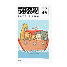 KRW Cute Noah's Ark Baby Stamps