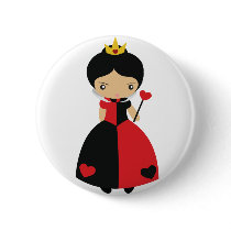 KRW Cute Queen of Hearts buttons