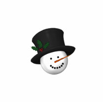 KRW Cute Snowman Sculpture Pin photo sculptures
