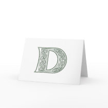 KRW - D - Celtic Monogram Card - Blank