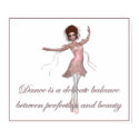 KRW Dance, Beauty, Perfection Ballerina Print