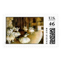 KRW Degas Rehersal of a Ballet on Stage Stamp by KRWOldWorld KRW Degas Rehersal of a Ballet on Stage Stamp