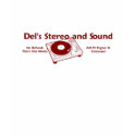 KRW Del's Stereo and Sound Red t-shirts