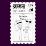 KRW Destination Wedding Toon Stamp