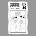 KRW Destination Wedding Toon Stamp
