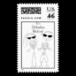 KRW Destination Wedding Toon Stamp