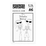 KRW Destination Wedding Toon Stamp