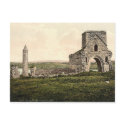 KRW Devenish Island Ruins Ireland Vintage Postcard by KRWOldWorld KRW Devenish Island Ruins Ireland Vintage Postcard
