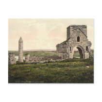 KRW Devenish Island Ruinen Irland Vintage Postcard by KRWOldWorld KRW Devenish Island Ruinen Irland Vintage Postcard