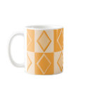 KRW Diamond Pattern Mug - Tangerine