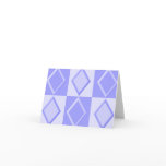 KRW Diamond Pattern Note Cards - Periwinkle