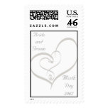 KRW Double Heart Custom Wedding Stamp