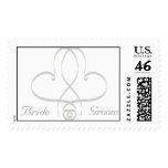 KRW Double Heart Custom Wedding Stamp