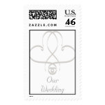 KRW Double Heart Custom Wedding Stamp