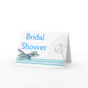 KRW Dragonfly Custom Bridal Shower Invitation cards