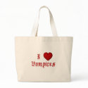 KRW Dripping Blood I Love Vampires bags